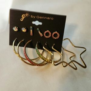 6 Pair Earring Set by Genarro